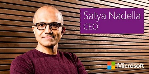 Satya nadella new ceo of Microsoft