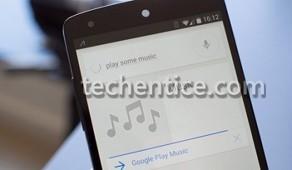 Just ask Google Now on Android to "play some music"