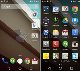 Android L on Nexus 4
