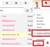 How to assign labels to Important mails in Gmail