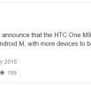 HTC tweets Android M coming for HTC One M9 and One M9+