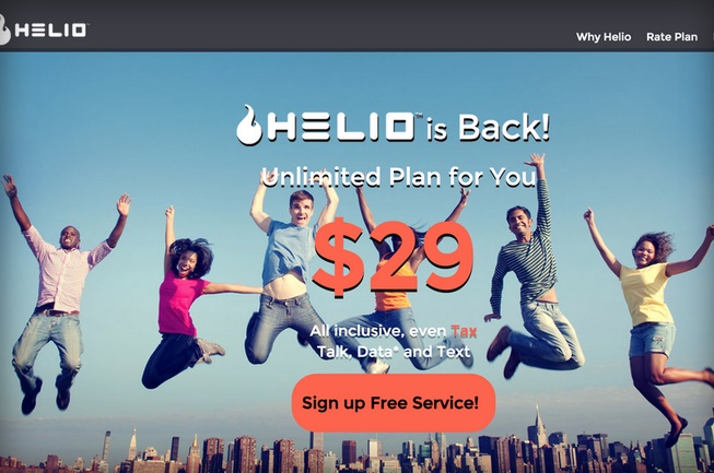 Virtual mobile network Helio is back