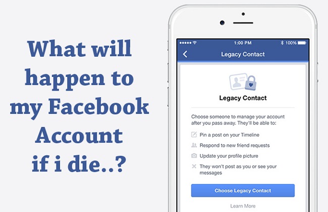 Facebook legacy contact