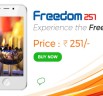 Ringing Bells Launches Smartphone Freedom 251 in India Priced at Rs 251 ($4 USD)