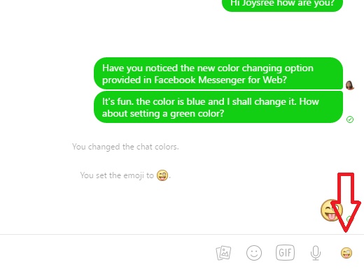 How To Change Chat Colors And The Emoji Shortcut in Facebook Messenger?