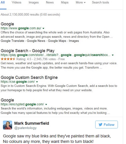 change to google search engine