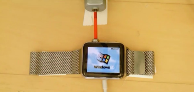 Developer Nick Lee ran Windows 95 on Apple Watch