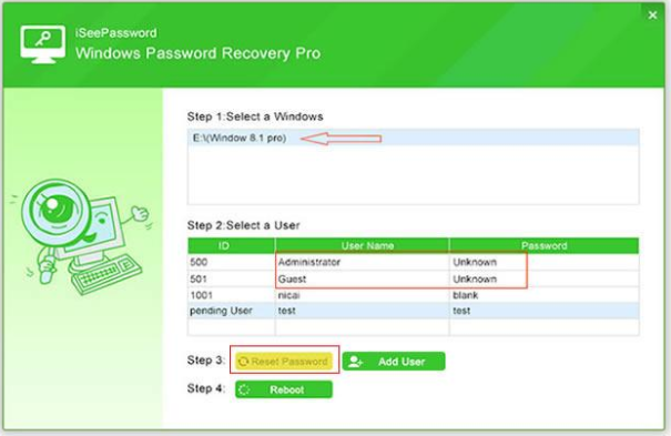 Windows Password Recovery