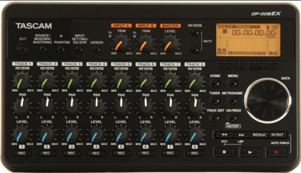 Tascam DP008EX Digital Multitrack Recorder Review TechEntice