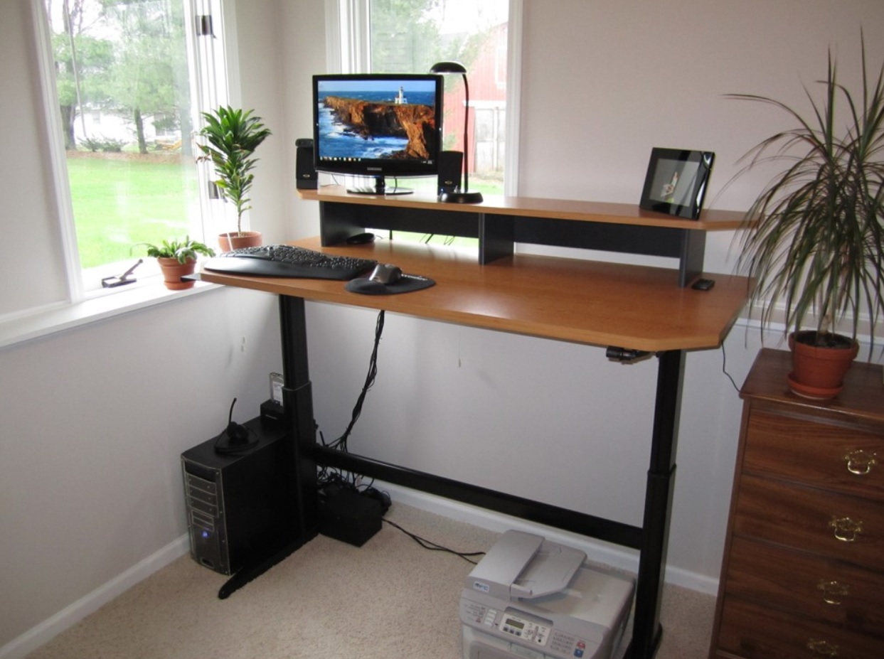 Desk Stand install way