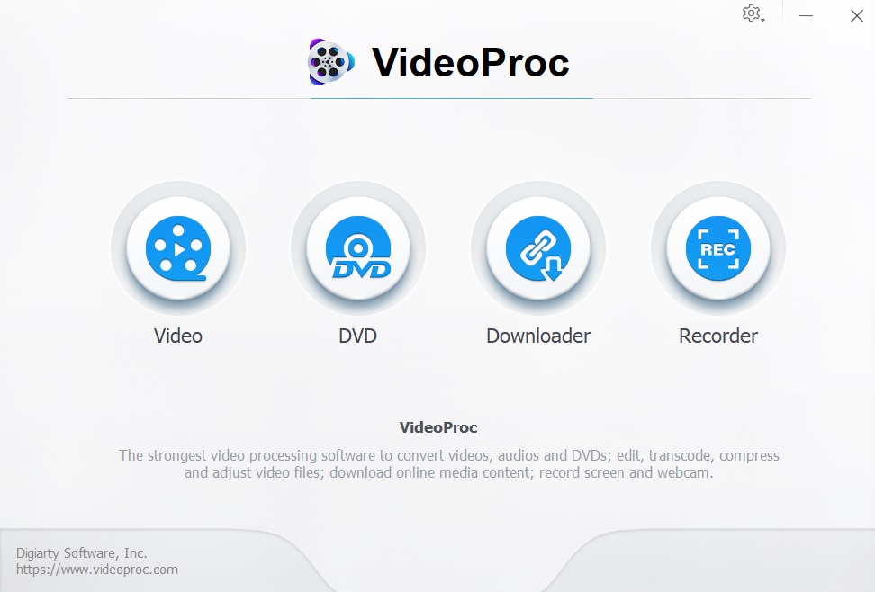 video proc UI