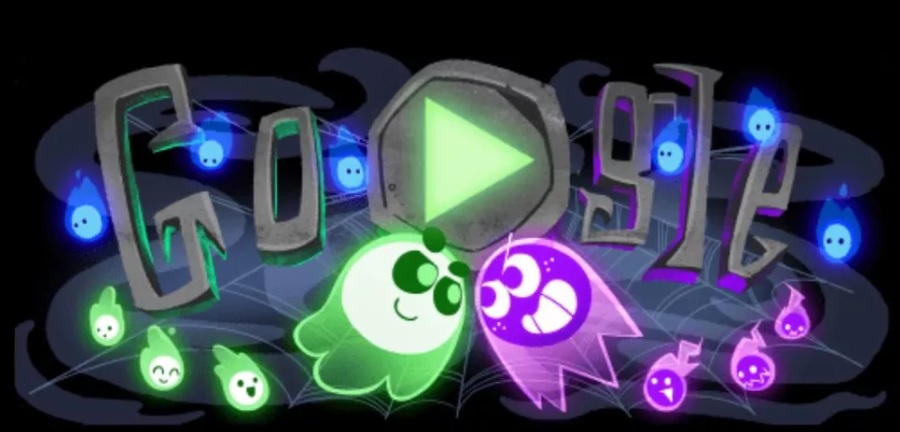 google doodle halloween game