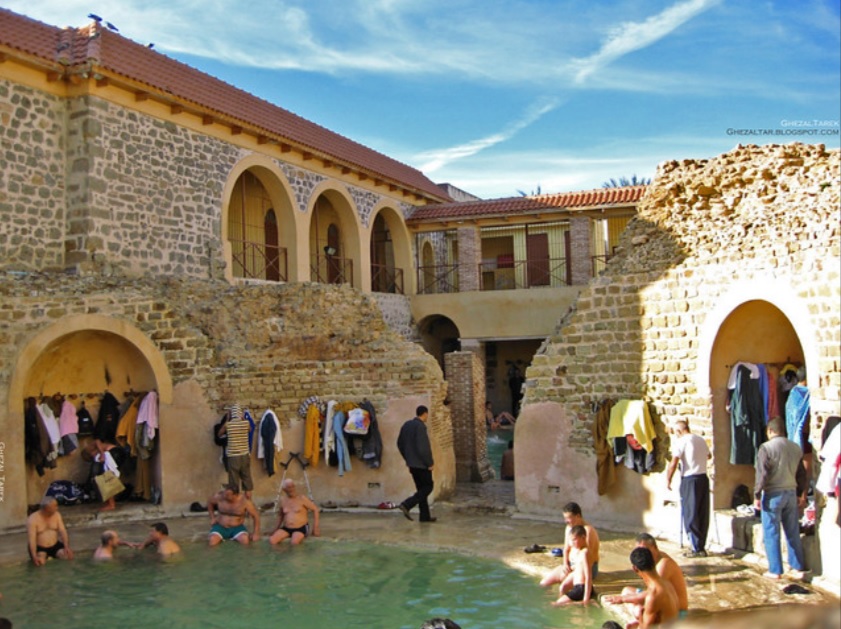 2000 Year Old Roman Bathhouse Hammam Essalihine Still In Use