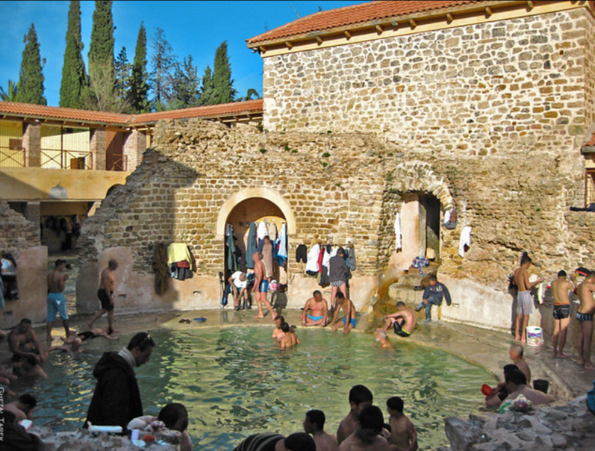 2000 Year Old Roman Bathhouse Hammam Essalihine Still In Use