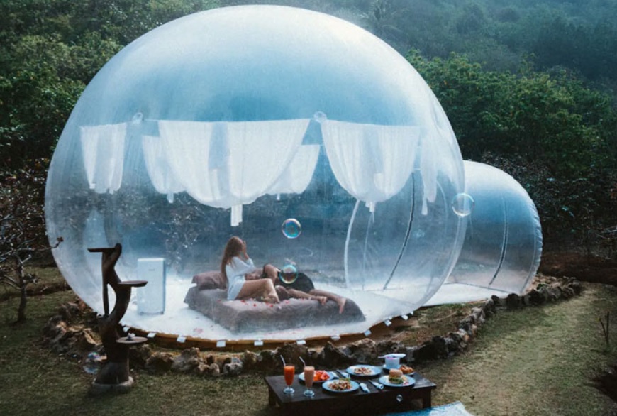 bubble tent tampaksiring