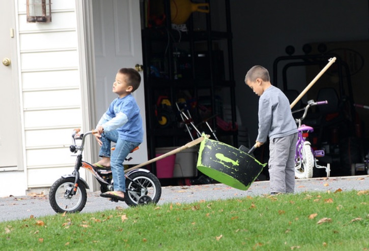 children playing