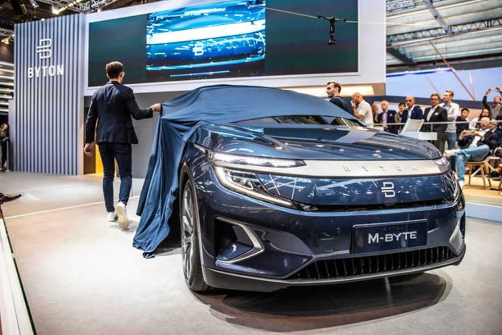 Chinese Startup Byton Showcases MByte Electric Car At CES 2020