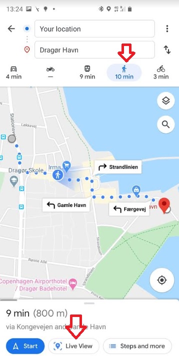 How To Use Google Live View AR Walking Directions in Google Maps?