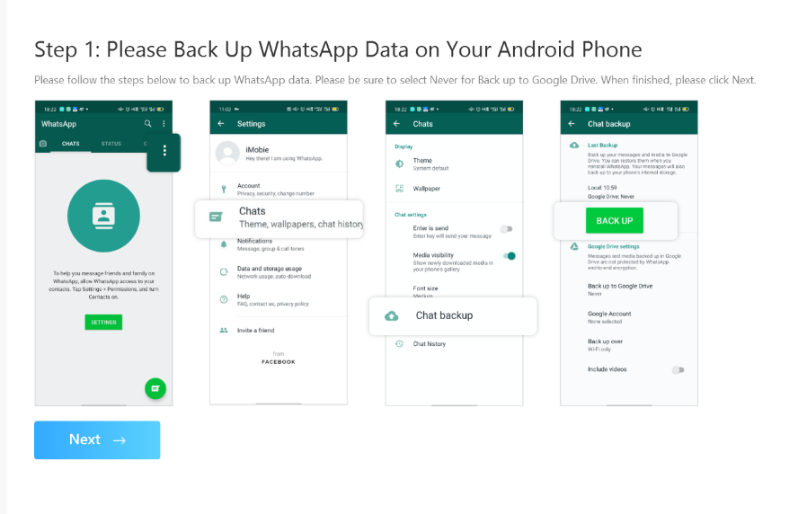 How To Transfer WhatsApp Messages From Android To iPhone Using AnyTrans