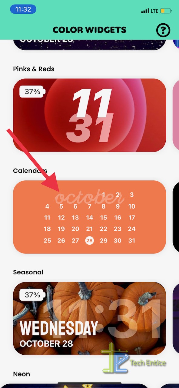 How To Create Halloween Calendar Widget on iPhone in iOS 14?