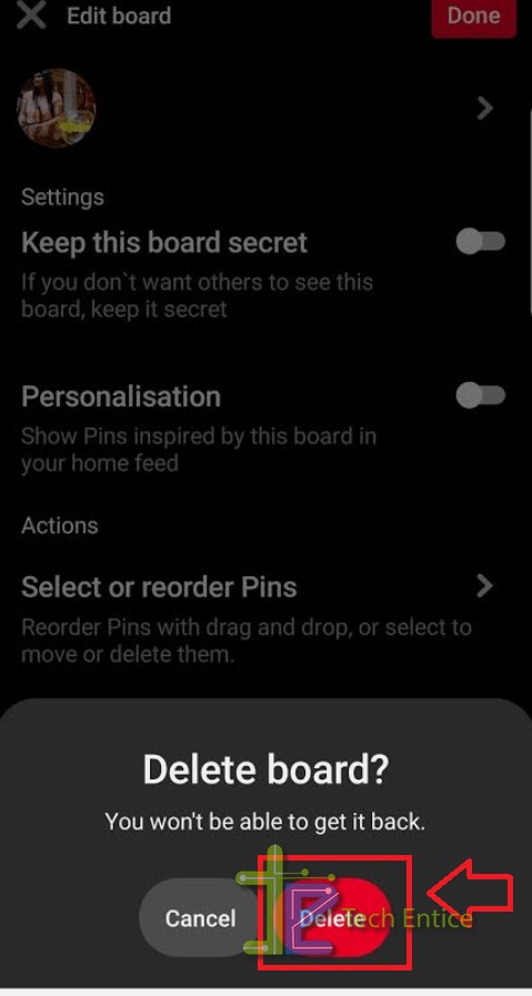 How To Delete A Board On Pinterest