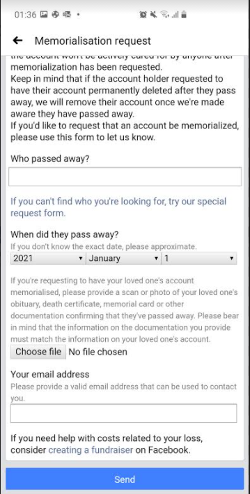 How To Memorialize The Facebook Account Of A Deceased Person?