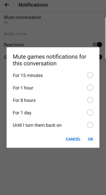 How To Mute Annoying Game Notifications From Facebook Messenger Contacts?