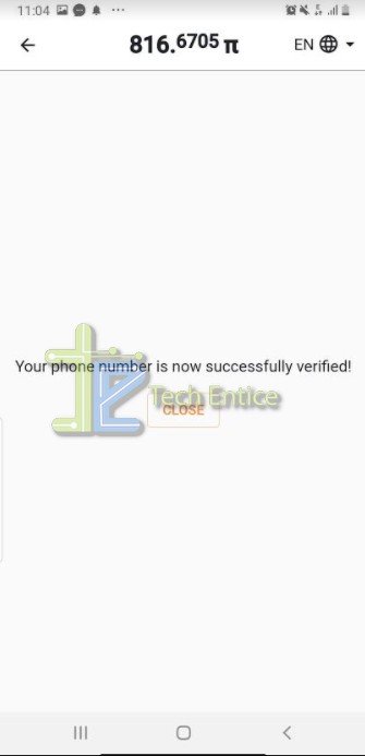 Phone Number Verification on Pi Network