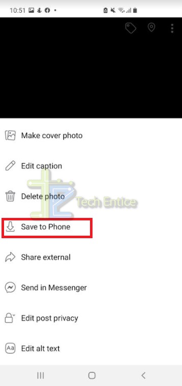 How to share photos from Facebook to  WhatsApp?
