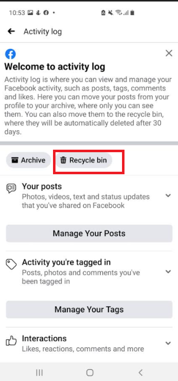 How To Permanently Delete A Post From Recycle Bin On Facebook