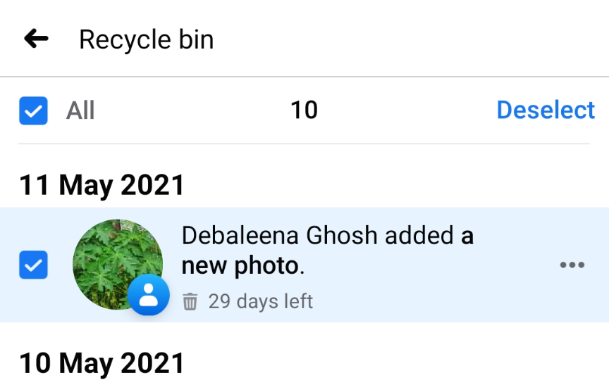 How To Permanently Delete A Post From Recycle Bin On Facebook