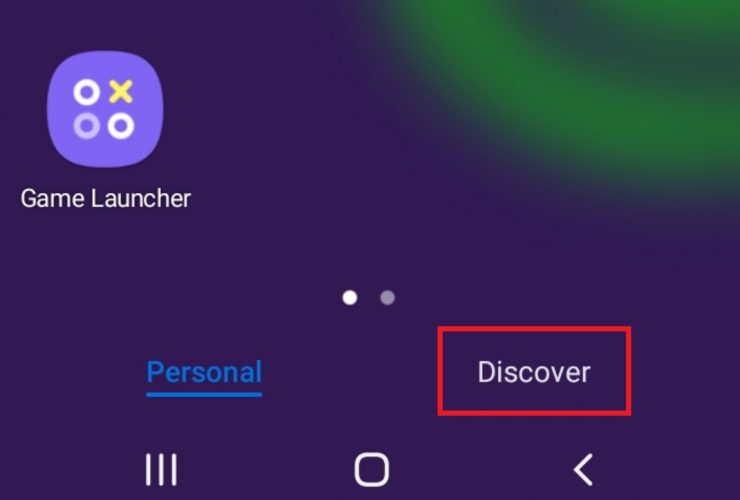 How do I turn off Discover on my Samsung smartphone