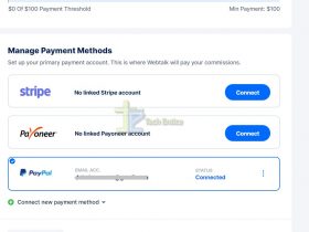 How To Link Your PayPal account To Webtalk Account?