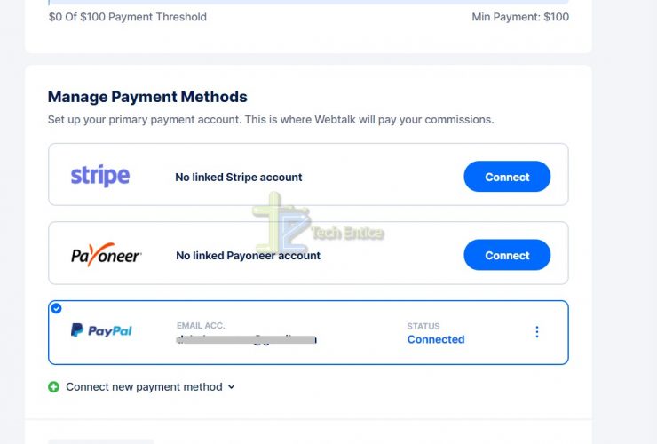How To Link Your PayPal account To Webtalk Account?