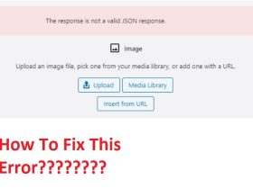 How To Fix Wordpress Error "The response is not a valid JSON response"