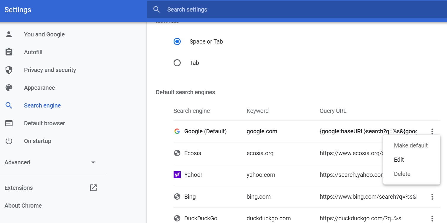 How To Change Your Default Search Engine in Google Chrome?