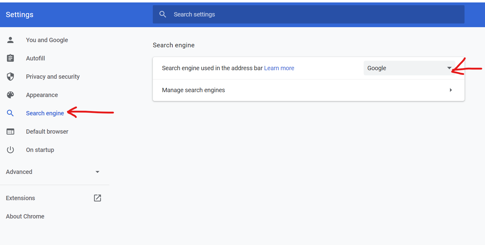 How To Change Your Default Search Engine in Google Chrome?