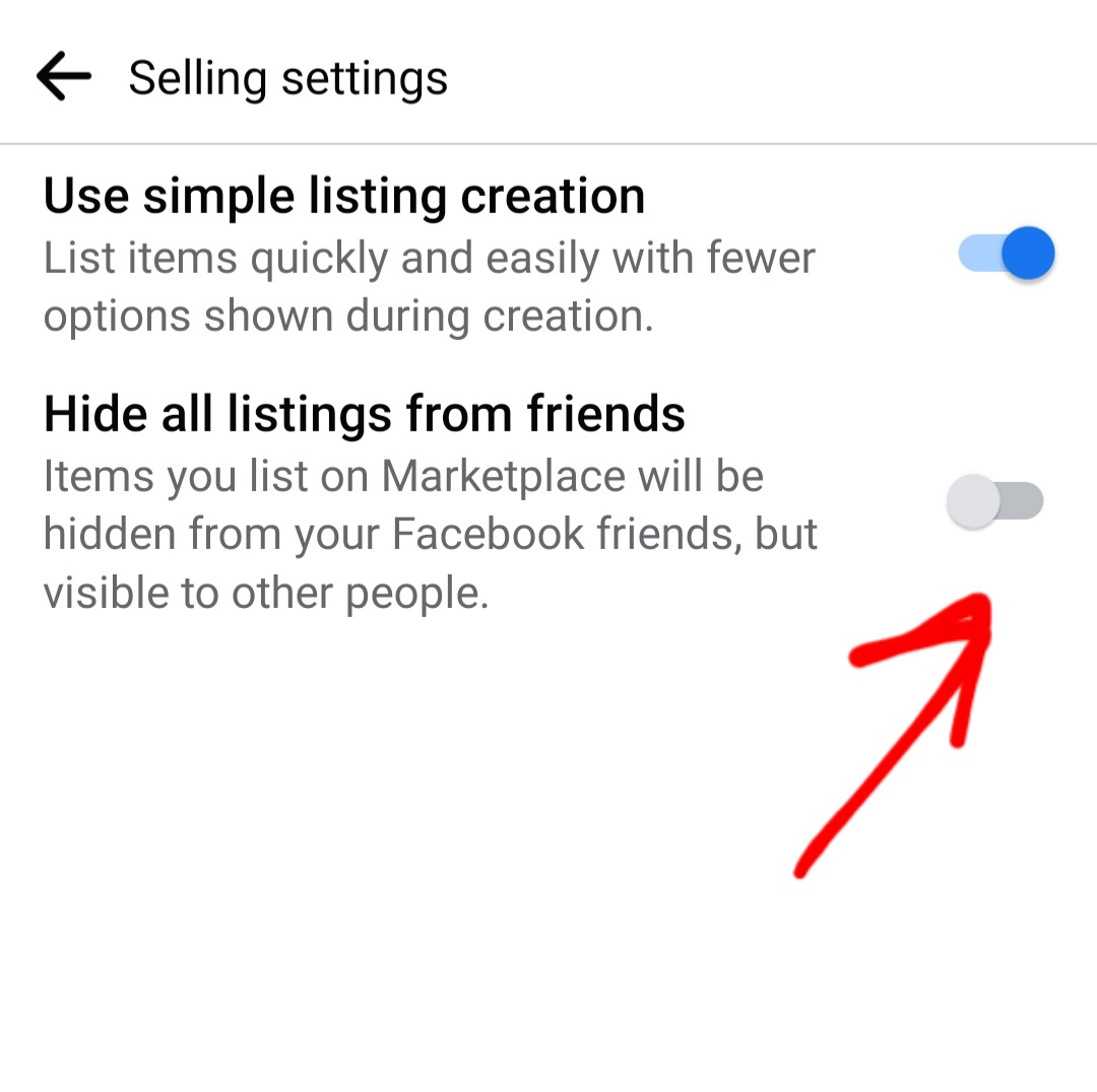 How To Hide Your Facebook Marketplace Listings From Your Friends?