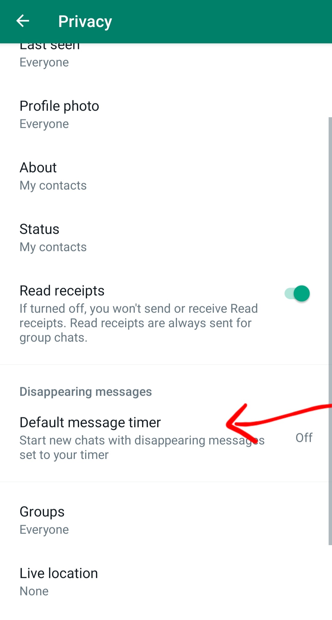 How To Set Default Timer For Disappearing Messages In WhatsApp?