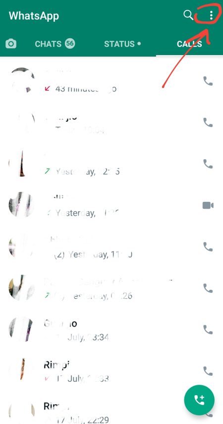 if i delete a call log on whatsapp will they know
