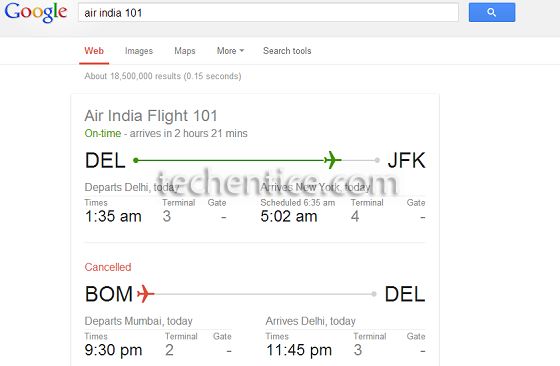 Google Flight Status